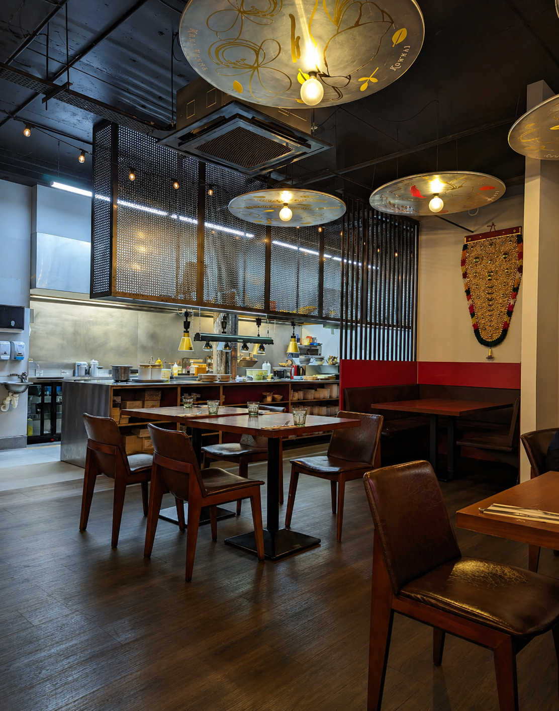 Kitchen action at Arranged Marriage